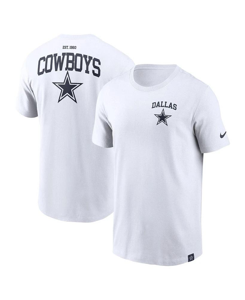 Nike Men's Cream Dallas Cowboys Blitz Essential T-Shirt