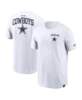 Nike Men's Cream Dallas Cowboys Blitz Essential T-Shirt