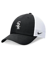 Nike Men's Black Chicago White Sox Evergreen Club Trucker Adjustable Hat