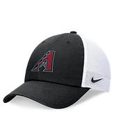 Nike Men's Black Arizona Diamondbacks Evergreen Club Trucker Adjustable Hat