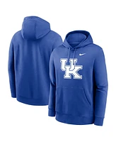 Nike Men's Royal Kentucky Wildcats Primetime Evergreen Club Fleece Pullover Hoodie