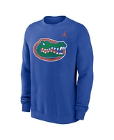 Jordan Men's Royal Florida Gators Primetime Evergreen Fleece Pullover Sweatshirt