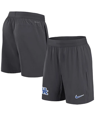 Nike Men's Anthracite Kentucky Wildcats 2024 Sideline Performance Shorts