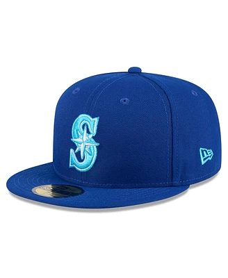 New Era Men's Royal Seattle Mariners 2024 Father's Day 59FIFTY Fitted Hat