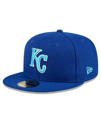 New Era Men's Royal Kansas City Royals 2024 Father's Day 59FIFTY Fitted Hat