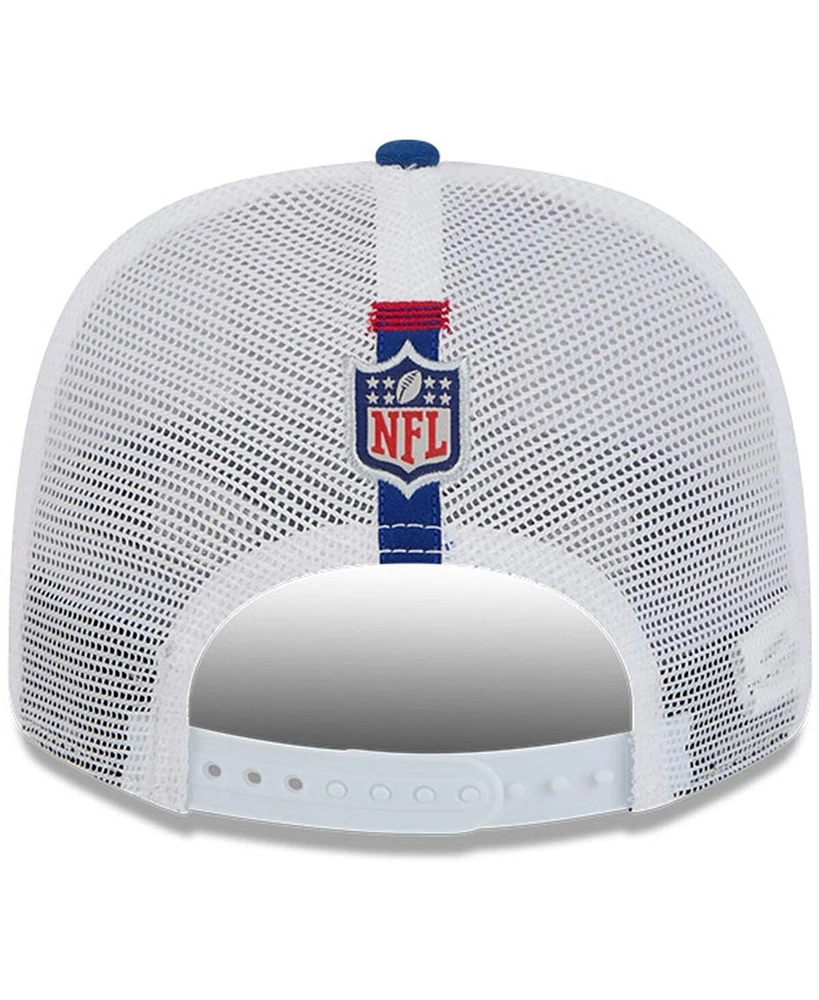 New Era Men's White/Royal New York Giants 2024 Nfl Training Camp 9SEVENTY Trucker Hat