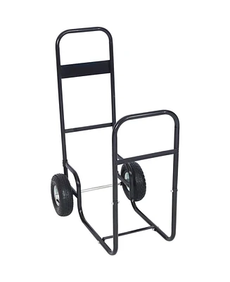 Simplie Fun Multipurpose Firewood & Heavy-Duty Cart with 200lb Capacity