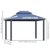 Modern Aluminum-Framed Gazebo for Outdoor Serenity and Protection