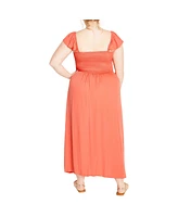 City Chic Plus Tiarne Maxi Dress