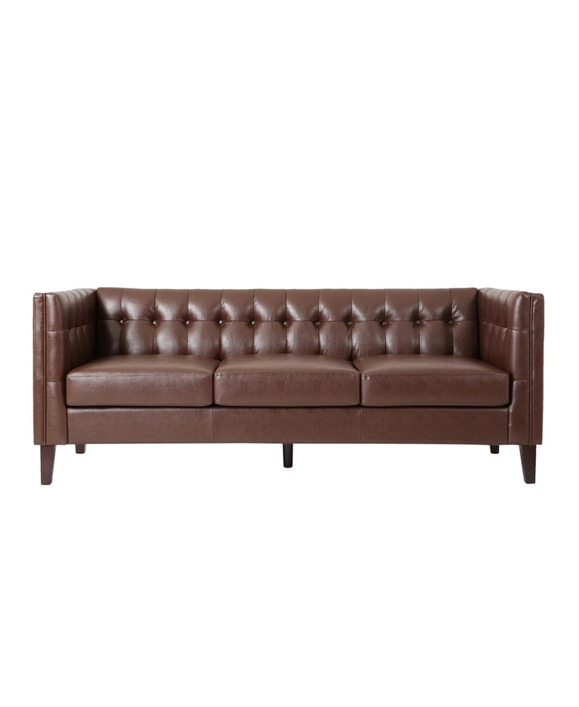 Simplie Fun Mirod Comfy 3-seat Sofa with Tufted Back, Modern for Living Room