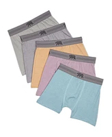 Bearpaw Boys Big 5-Pack Cotton Boxer Briefs