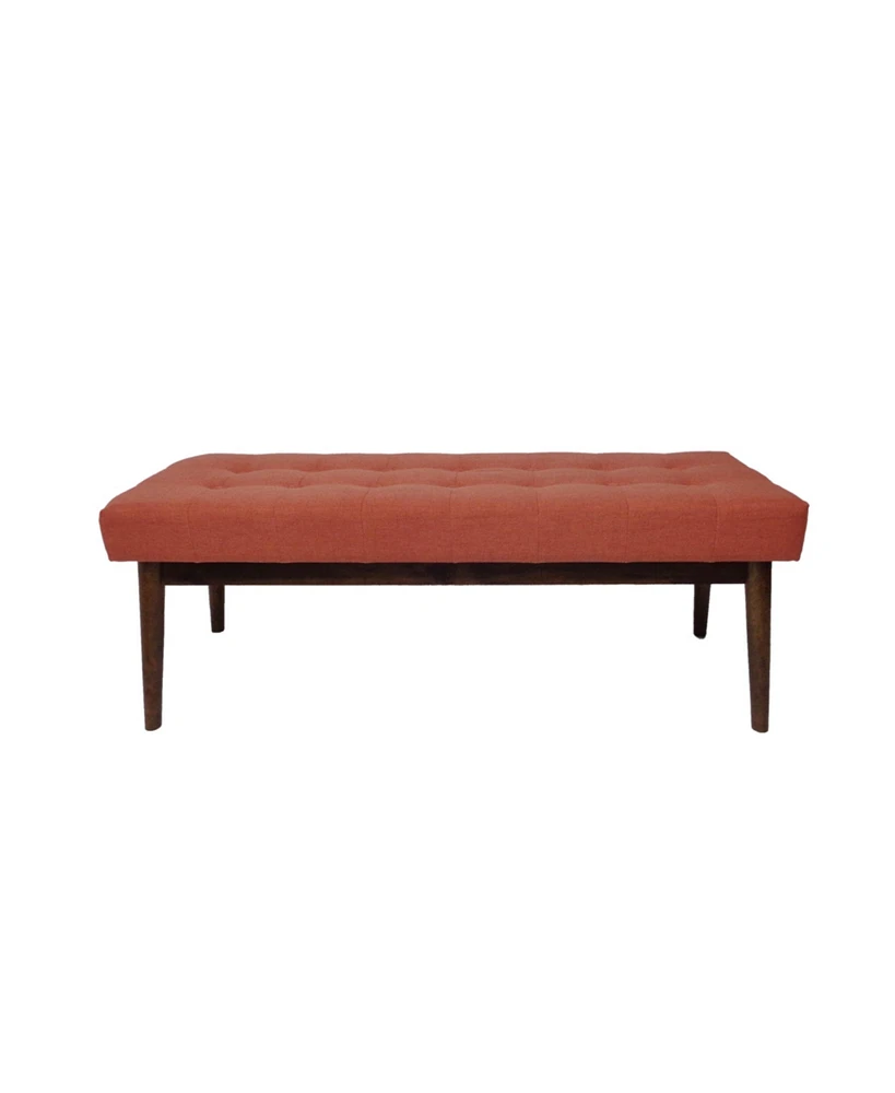 Simplie Fun Mid-Century Tufted Ottoman with Versatile Comfort