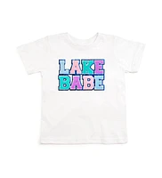 Sweet Wink Little and Big Girls Lake Babe Patch Short Sleeve T-Shirt