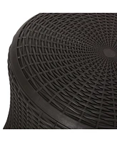 Weather-Resistant Outdoor Side Table Blending Style, Stability, and Function