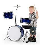 Slickblue 5 Pieces Junior Drum Set with 5 Drums