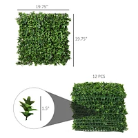 Streamdale Furniture Artificial Grass Wall Privacy Screen and Backdrop Panels (33 sqft)