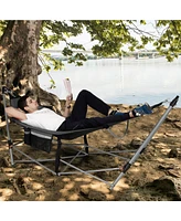 Slickblue Portable Folding Hammock with Stand