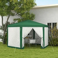 Spacious Hexagon Screen Party Tent with Sidewalls for Bug-Free Outdoor Gatherings