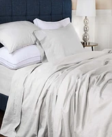 Superior Cotton Linen Blend Deep Pocket 4-Piece Bed Sheet Set