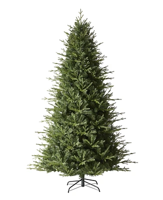 Glitzhome 7.5ft Green Slim Fir Artificial Christmas Tree