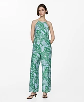 Mango Women's Floral Print Jumpsuit