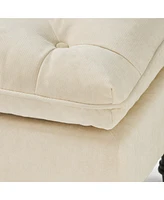 Streamdale Furniture Plush Tufted Ottoman Comfort & Style for Your Interior