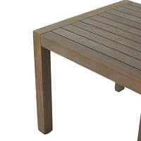 Modern Acacia Wood Adirondack Chair with Water-Resistant Cushions