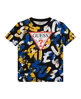 Guess Big Boys Printed Short Sleeve T-Shirt