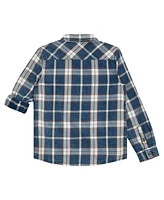 Guess Big Boys Long Sleeve Flannel Shirt