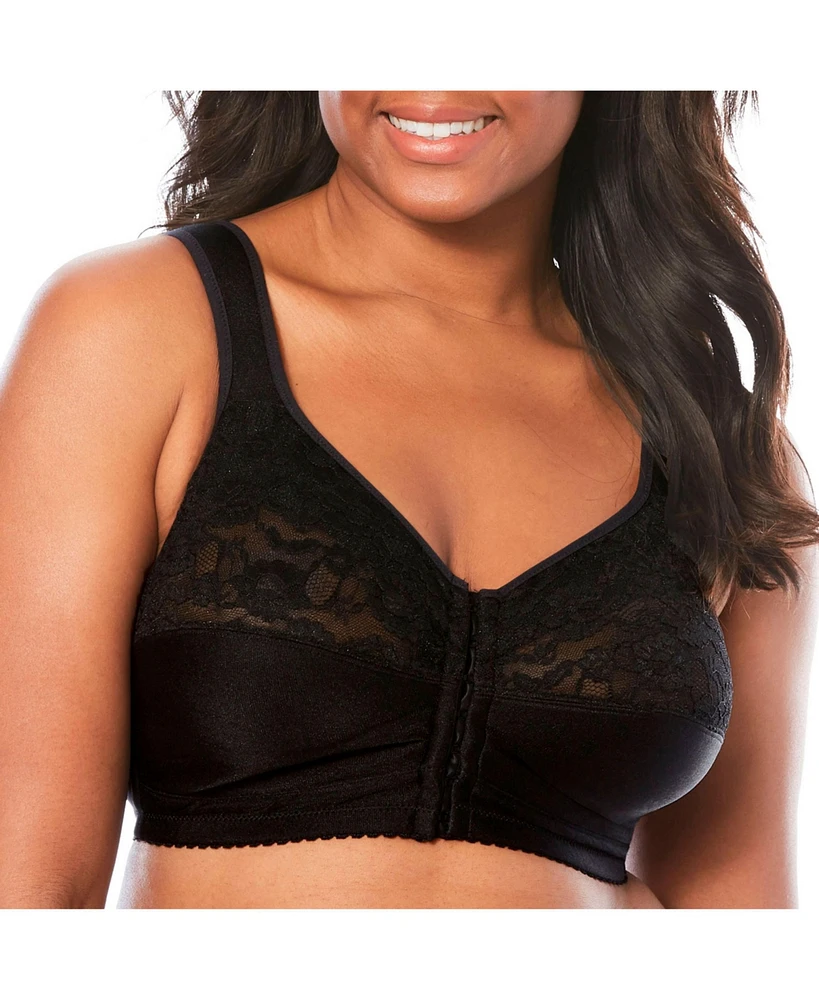 Comfort Choice Plus Easy Enhancer Front-Close Wireless Bra