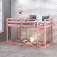 Streamdale Furniture Ii Twin Loft Bed In Pink Finish