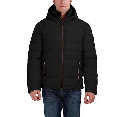 Hfx Men's Heavyweight Quilted Winter Puffer Jacket