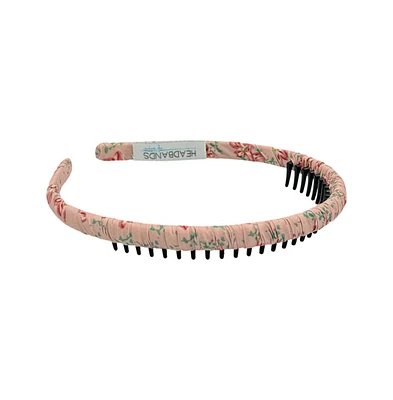 Women s Thin Floral Headband - Pink