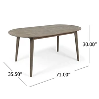 Simplie Fun Enticing Acacia Wood Outdoor Dining Table Elegance and Durability for Your Outdoor Gatherings