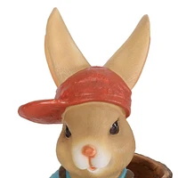Streamdale Furniture Cast Stone Rabbit Planter Liven up Your Outdoor Oasis