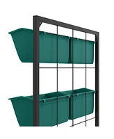 3-Tier Vertical Hanging Wall Planter for Outdoor and Indoor Spaces