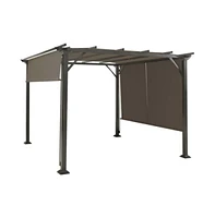 Slickblue 16' x 8' 2Pcs Universal Replacement Canopy for Pergola Structure Sun Awning