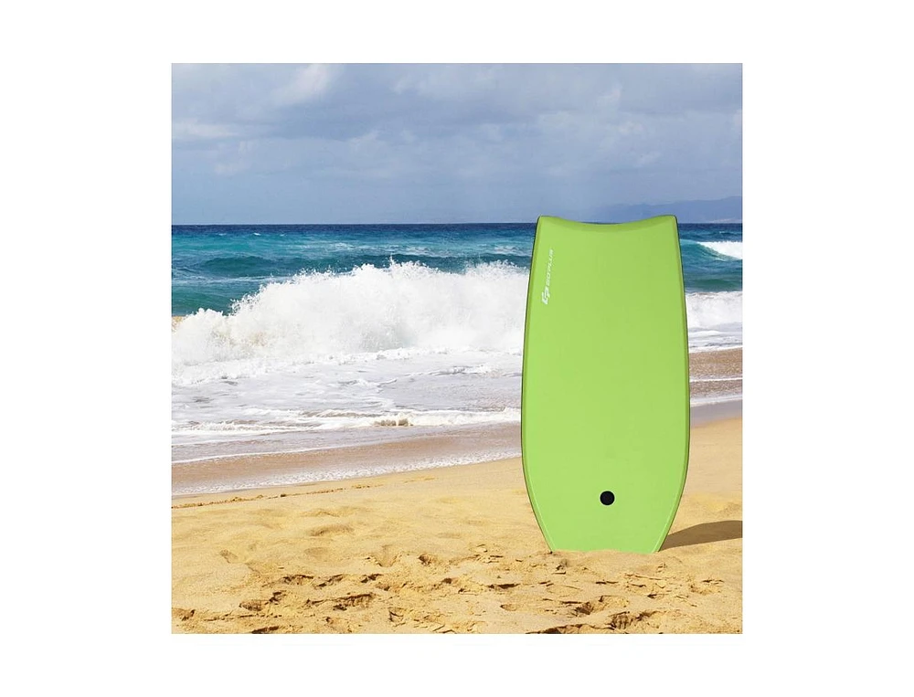 Slickblue Super Surfing Lightweight Bodyboard with Leash