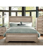 Streamdale Furniture Contemporary Natural Finish 1 Piece Full Size Bed Premium Melamine Board Wooden Bedroom Furniture