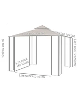 Streamdale Furniture Modern Outdoor Gazebo Stylish, Durable, and Bug-Free Shelter for Your Backyard