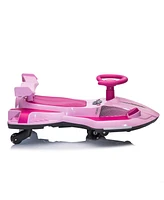 Streamdale Furniture Colorful, Safe, and Educational Kids' Ride-On Car with Drift and Misting Functions