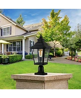 Outdoor Glass Column HeadLights(2pack)