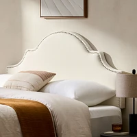 Streamdale Furniture Grand Hollywood Headboard with Nailhead Trim