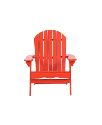 Simplie Fun Transitional & Durable Adirondack Chair Style and Comfort for Your Outdoor Haven