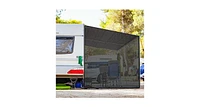 Slickblue 9 x 7 Feet Rv Awning Side Mesh Screen Sunshade with Complete Kits