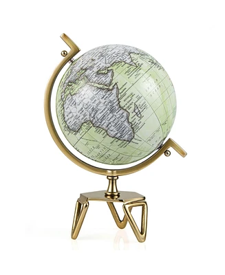 Slickblue Educational Geographic World Globe with Triangle Metal Stand