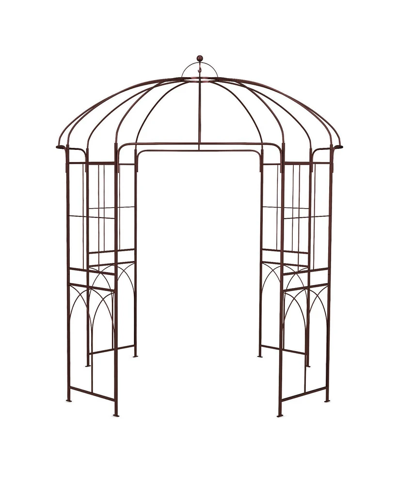 Slickblue 8.4 x 7 Feet Wide Birdcage Shape Garden Arbor