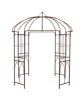 Slickblue 8.4 x 7 Feet Wide Birdcage Shape Garden Arbor