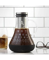 JoyJolt Star Wars Eye Chart Cold Brew Glass Pitcher