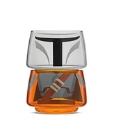 JoyJolt Star Wars Stackable Character Collection Mandalorian Stackable Glasses - 8 oz